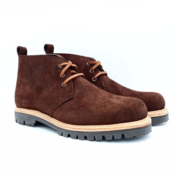 Afrikaans Boot Dark Brown Rough Out Skaapherder