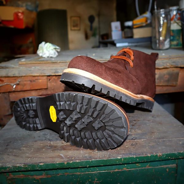 Afrikaans Boot Dark Brown Rough Out Skaapherder